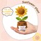 Gifts for Mom Mothers Day: from Daughter Son Kids Mini Gifts for Mom Mama Handmade Crochet Cute Small Sunflowe Doll Gift Christmas Birthday Present Idea for Mother Knitted Decor 6.69 x 2.75inch